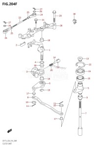 DF175TG From 17502F-410001 (E03)  2014 drawing CLUTCH SHAFT (DF175TG:E03)