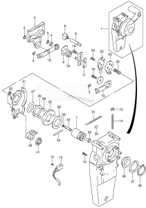 DF25QR From 02501F-151001 ()  2002 drawing OPT:CONCEALED REMOCON (2)