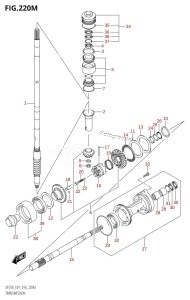 DF200 From 20002F-610001 (E01 E40)  2016 drawing TRANSMISSION (DF250Z:E40)