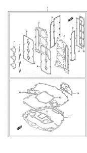 Outboard DF 225 drawing Gasket Set