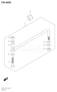 04003F-510001 (2005) 40hp E01 E13-Gen. Export 1 -  SE  Asia (DF40A  DF40AQH  DF40AST  DF40ATH) DF40A drawing DRAG LINK (DF60A:E01)