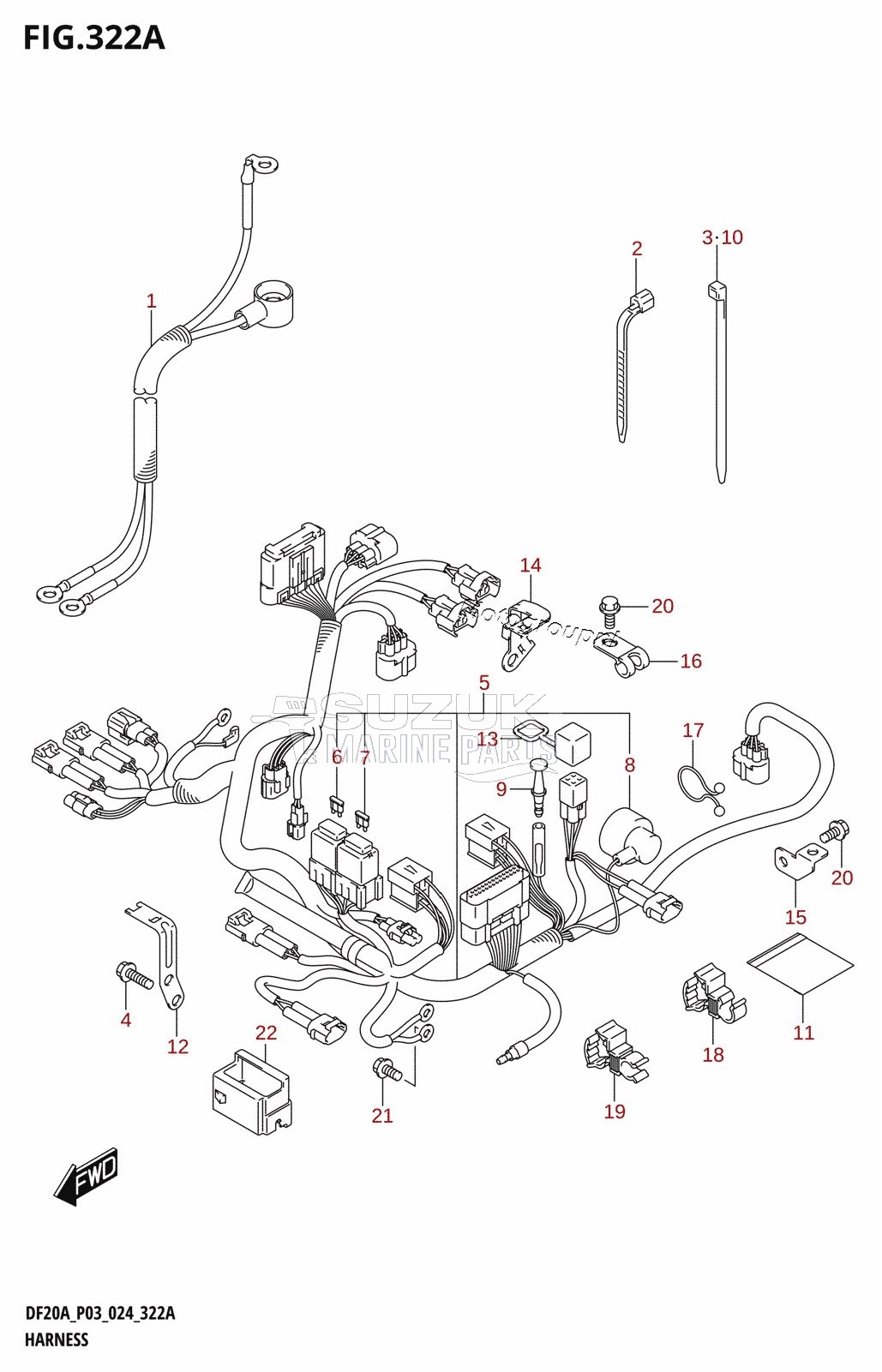 HARNESS (DF9.9B,DF15A,DF20A)