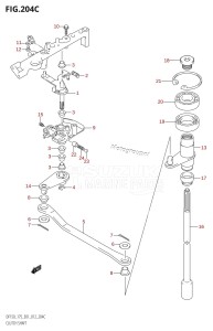 DF150 From 15002F-210001 (E01 E40)  2012 drawing CLUTCH SHAFT (DF150Z:E01)