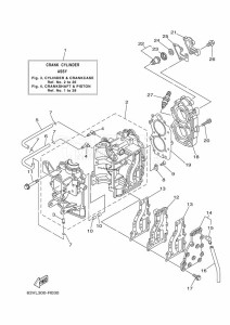 15FMH drawing CYLINDER--CRANKCASE