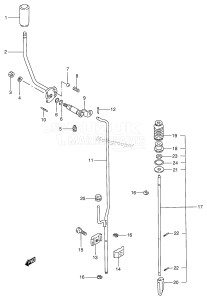 DT4 From 00402-231001 ()  1992 drawing CLUTCH (DT4 /​ DT5Y)