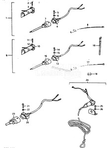 DT7.5 From d-10001 ()  1983 drawing OPT:LIGHTING COIL, EMERGENCY SWITCH