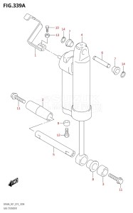 04004F-910001 (2019) 40hp E34-Italy (DF40AST) DF40A drawing GAS CYLINDER (DF40AQH,DF60AQH)