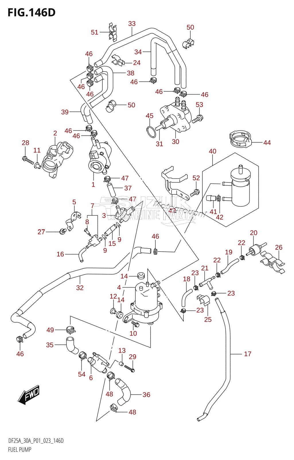 FUEL PUMP ((022,023):P40)