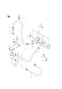 DF 70 drawing Fuel Pump (2007-2008)