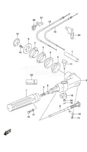 DF 6A drawing Tiller Handle