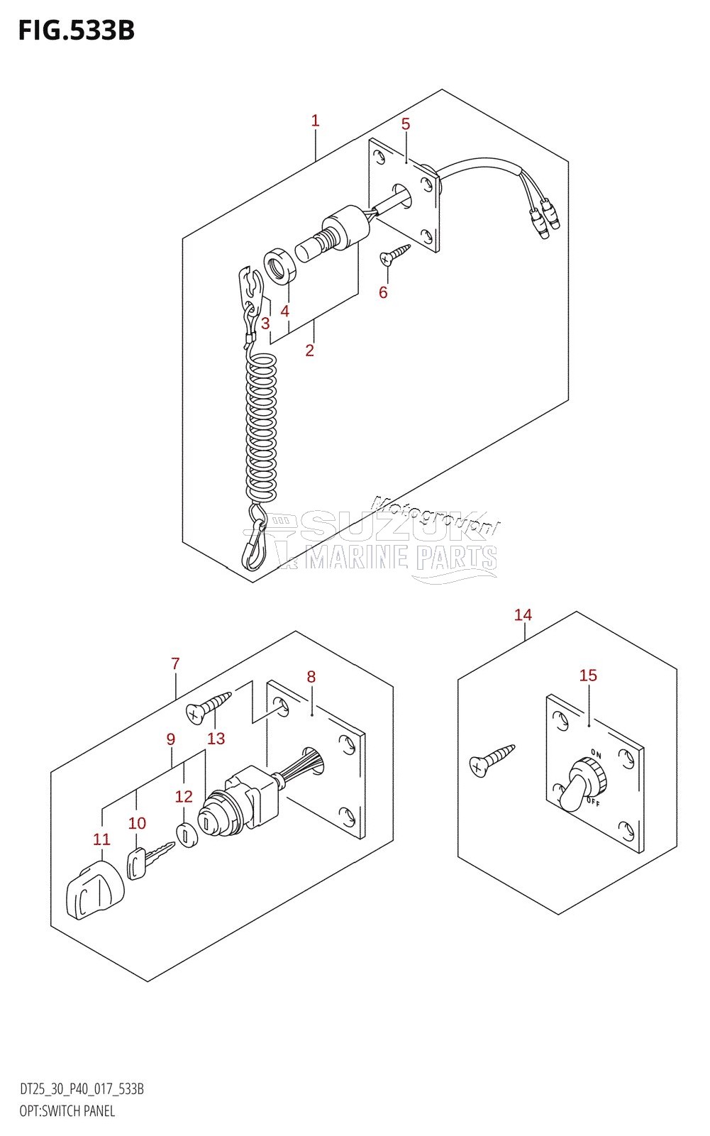 OPT:SWITCH PANEL (DT30R:P40)