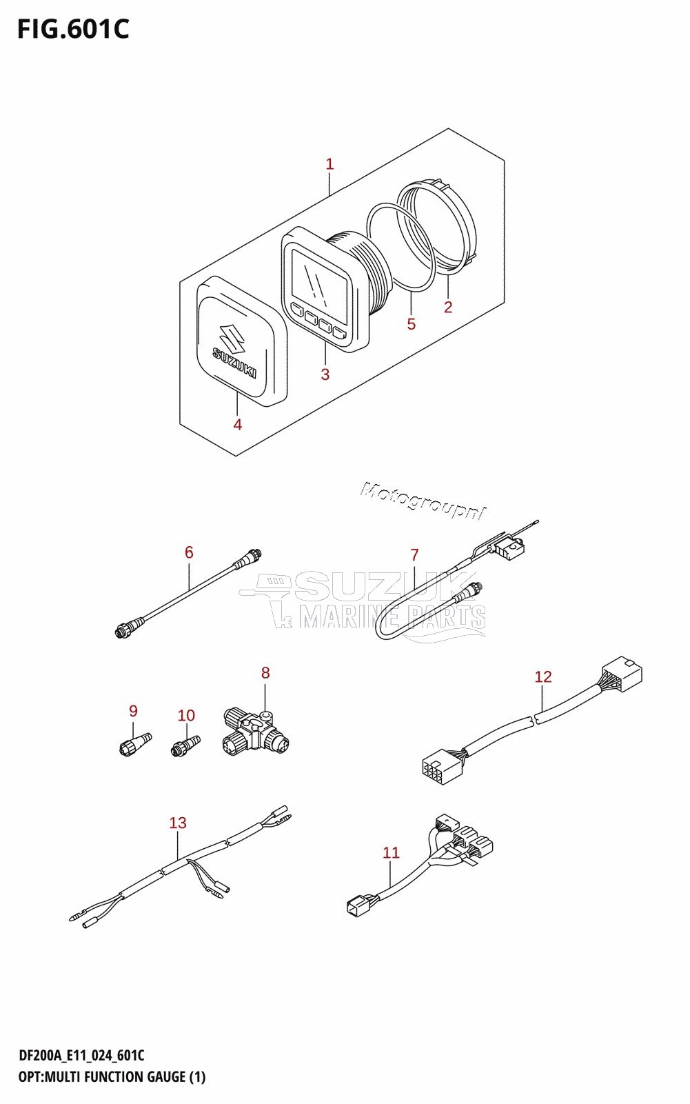 OPT:MULTI FUNCTION GAUGE (1) (E03,E11)