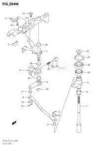 DF225Z From 22503Z-310001 (E01 E40)  2013 drawing CLUTCH SHAFT (DF250Z:E40)