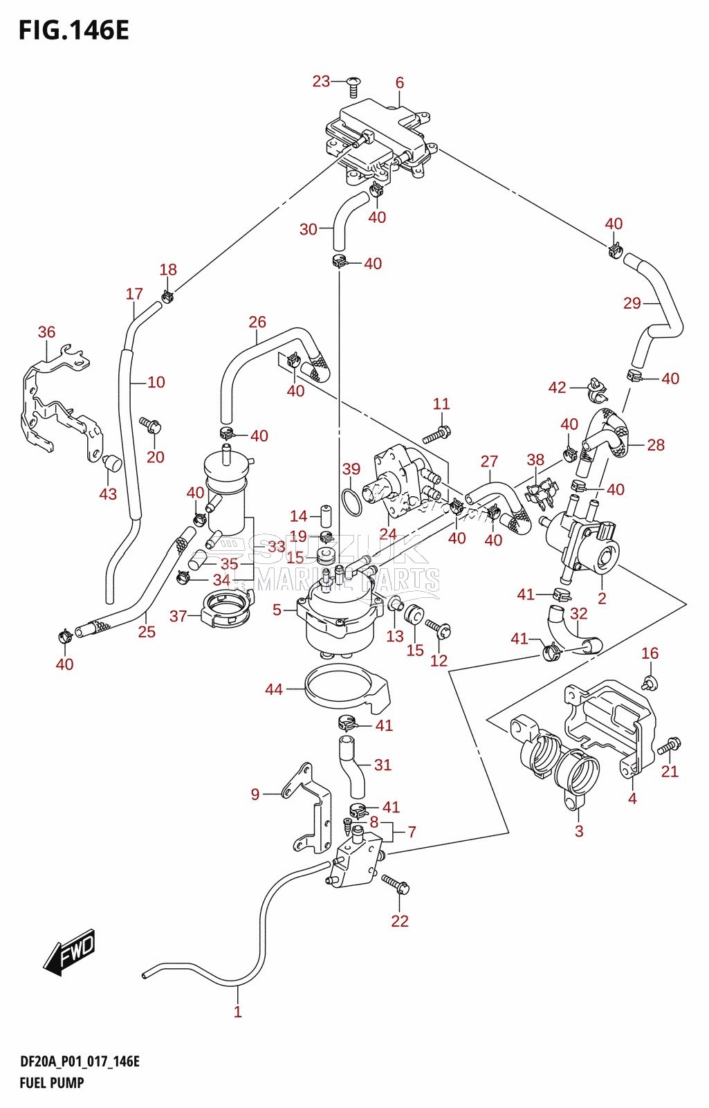 FUEL PUMP (DF15AR:P01)