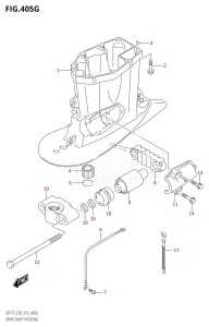 DF150 From 15002F-510001 (E03)  2015 drawing DRIVE SHAFT HOUSING (DF175Z:E03)