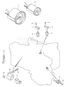 DT115 From 11502-030001 ()  2000 drawing SENSOR & METER (DT115S /​ DT140EPI)