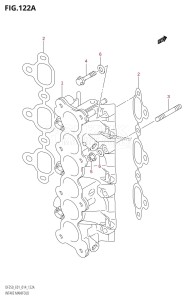 DF200 From 20002F-410001 (E01 E40)  2014 drawing INTAKE MANIFOLD