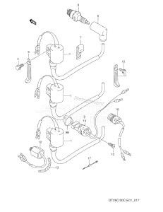 DT30C From 03003-904770 ()  1989 drawing IGNITION