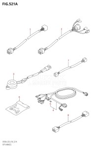 04003F-810001 (2018) 40hp E03-USA (DF40A) DF40A drawing OPT:HARNESS