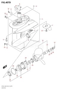 DF30A From 03003F-510001 (P03)  2015 drawing GEAR CASE (DF25ATH:P03)