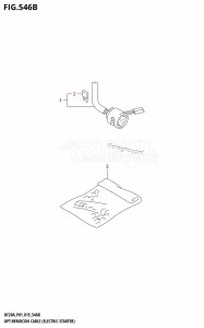 DF20A From 02002F-510001 (P01)  2015 drawing OPT:REMOCON CABLE (ELECTRIC STARTER) (DF15A:P01:E-STARTER)