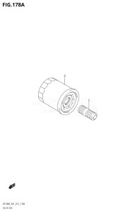 14003Z-310001 (2013) 140hp E01 E40-Gen. Export 1 - Costa Rica (DF140AZ) DF140AZ drawing OIL FILTER