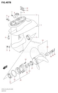 DT9.9A From 00993K-910001 (P36 P40)  2019 drawing GEAR CASE (DT9.9A:P40,DT15A:P40)