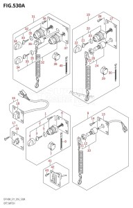 DF115A From 11503F-610001 (E01 E03 E11 E40)  2016 drawing OPT:SWITCH