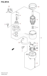 DF50 From 05001F-971001 (E03)  1999 drawing STARTING MOTOR (X,Y)