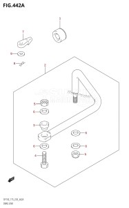 DF150 From 15001F-780001 (E03)  2007 drawing DRAG LINK