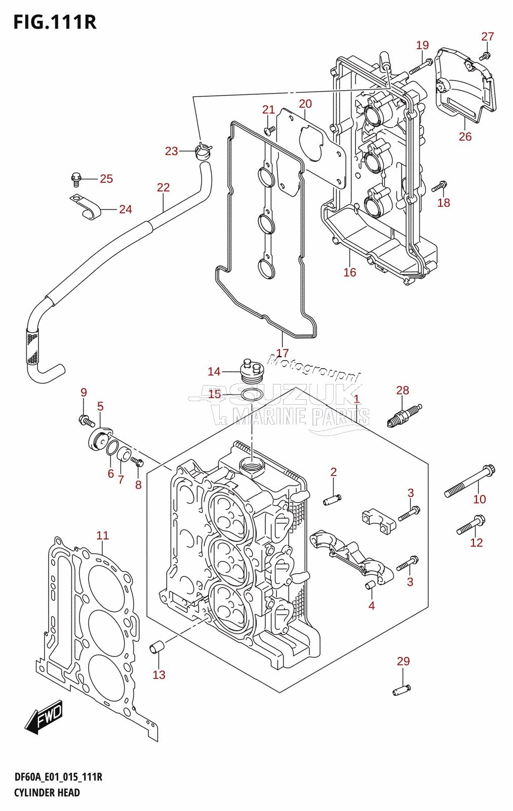 CYLINDER HEAD (DF60AVT:E01)