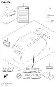 DT9.9A From 00996-810001 (P36 P40 P81)  2018 drawing ENGINE COVER (DT9.9A:P36,DT9.9A:P81)