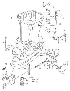 DT90 From 09001-971001 ()  1999 drawing DRIVESHAFT HOUSING