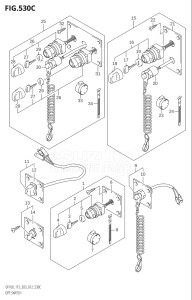 09001F-421001 (2004) 90hp E03-USA (DF90TK4) DF90 drawing OPT:SWITCH (DF115Z:E03)