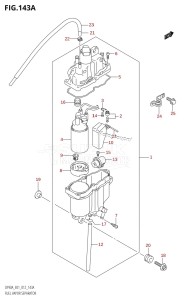 DF70A From 07003F-310001 (E01 E40)  2013 drawing FUEL VAPOR SEPARATOR (DF70A:E01)