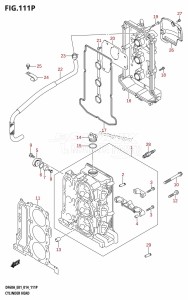 DF50A From 05004F-410001 (E01)  2014 drawing CYLINDER HEAD (DF50AVTH:E01)