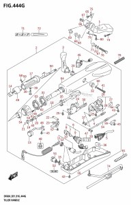 DF50A From 05003F-610001 (E01)  2016 drawing TILLER HANDLE (DF60ATH:E40)