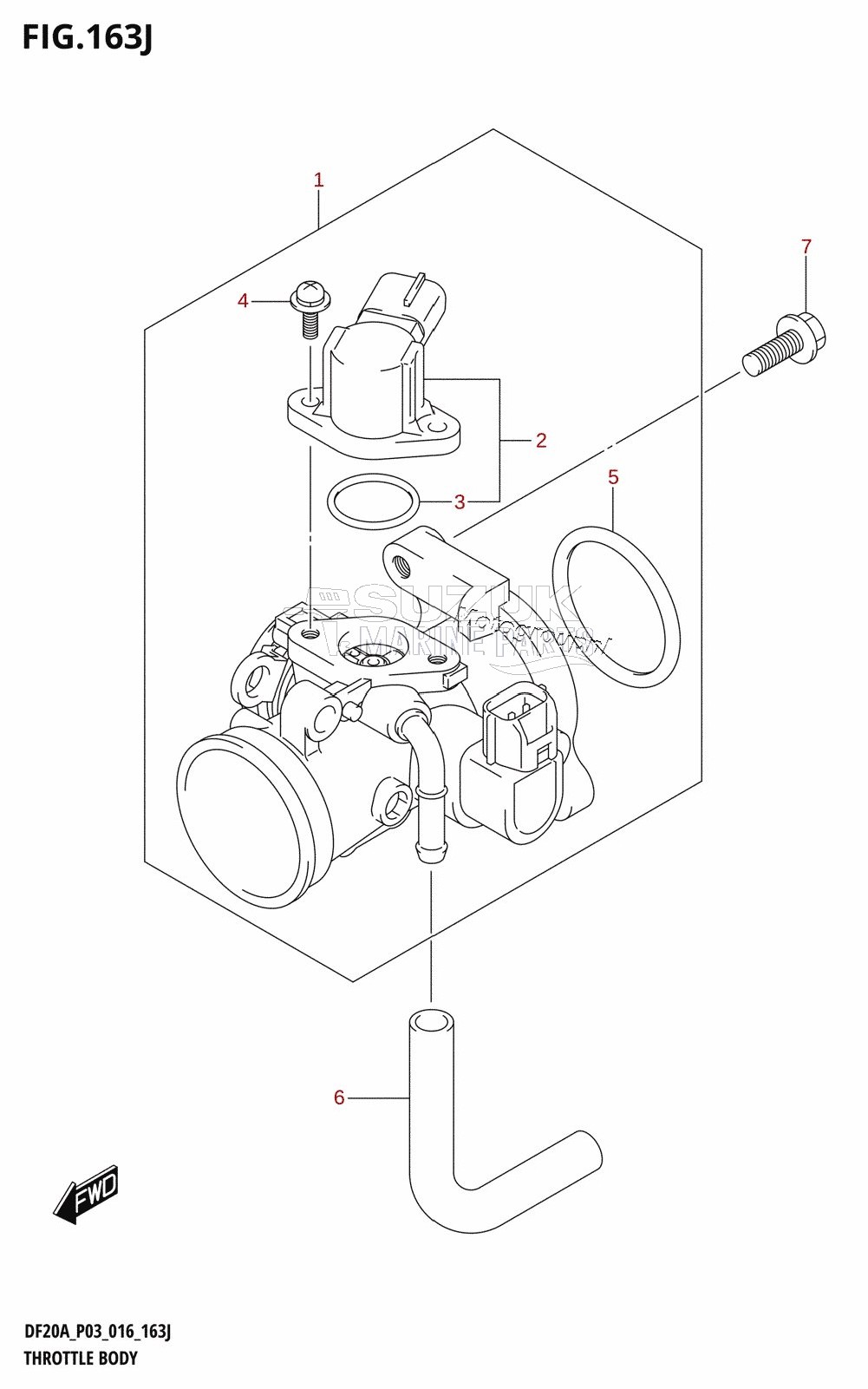 THROTTLE BODY (DF20AT:P03)