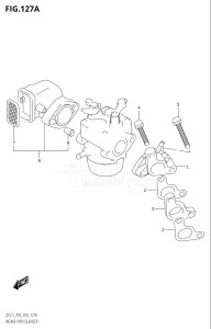 00252F-910001 (2019) 2.5hp P03-U.S.A (DF2.5) DF2.5 drawing INTAKE PIPE / SILENCER