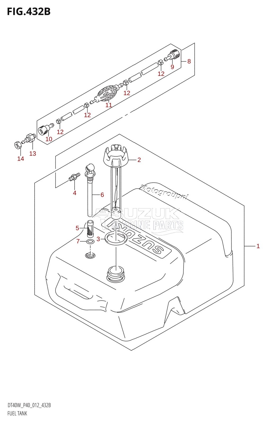 FUEL TANK (DT40W:P90)