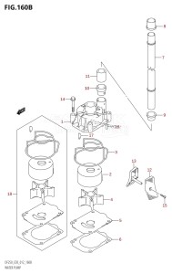 DF225T From 22503F-210001 (E03)  2012 drawing WATER PUMP (DF200Z:E03)