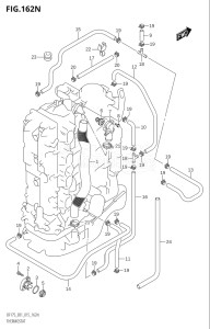 15002Z-510001 (2005) 150hp E01 E40-Gen. Export 1 - Costa Rica (DF150ZG) DF150ZG drawing THERMOSTAT (DF175Z:E01)