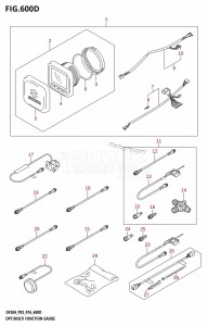 DF20A From 02002F-610001 (P03)  2016 drawing OPT:MULTI FUNCTION GAUGE (DF20AT:P03)