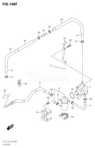 DF175T From 17502F-610001 (E01 E40)  2016 drawing FUEL PUMP (DF150Z:E40)