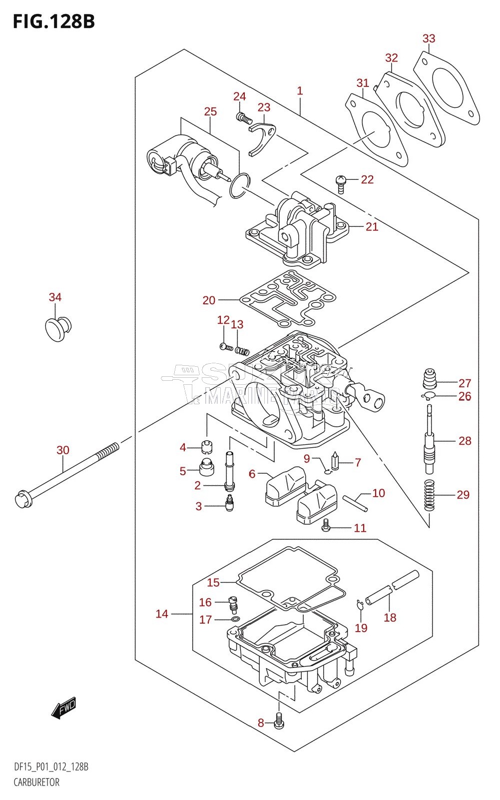 CARBURETOR (DF15R:P01)