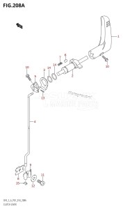 DF6 From 00602F-410001 (P01)  2014 drawing CLUTCH LEVER