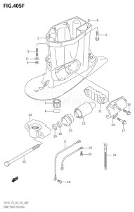 15002Z-210001 (2012) 150hp E01 E40-Gen. Export 1 - Costa Rica (DF150Z) DF150Z drawing DRIVE SHAFT HOUSING (DF175T:E40)