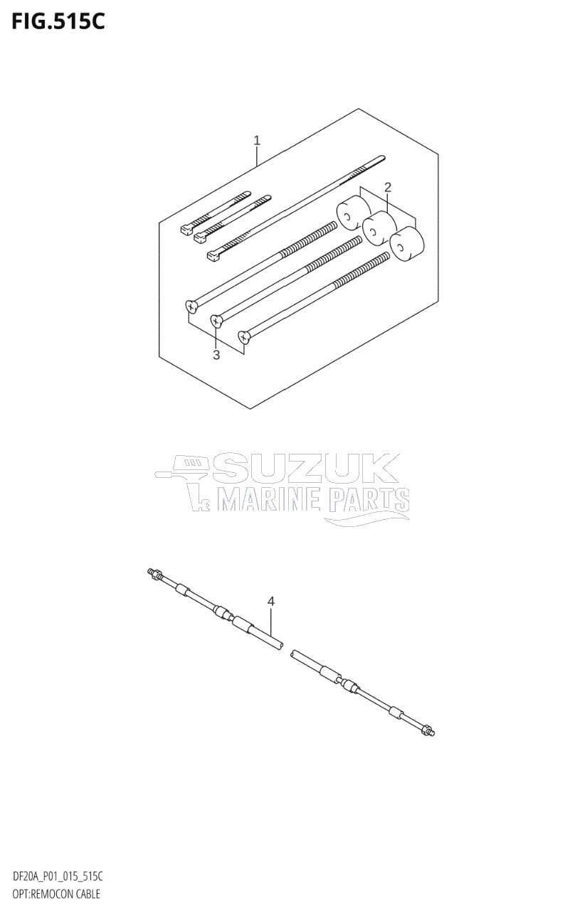 OPT:REMOCON CABLE (DF9.9BT:P01)