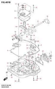 DF225T From 22503F-440001 (E11 - E40)  2024 drawing ENGINE HOLDER (DF200Z,DF225T,DF225Z,DF250T,DF250Z)