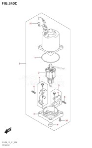 DF140AZ From 14003Z-710001 (E11 E40)  2017 drawing PTT MOTOR (DF115AT:E40)